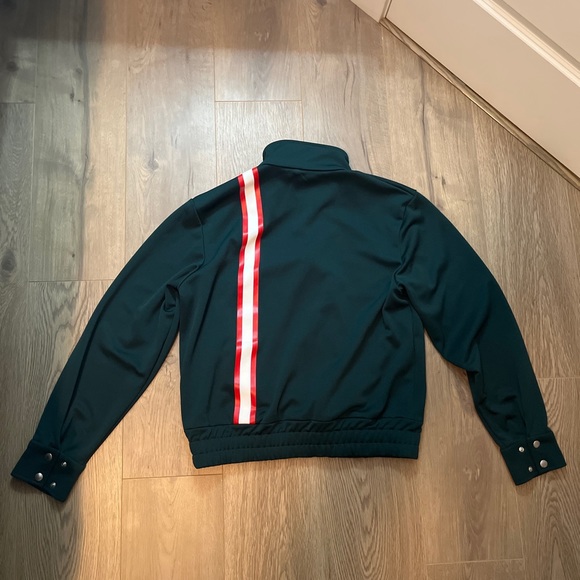 Palm Angels green monogram track jacket - Picture 2 of 4